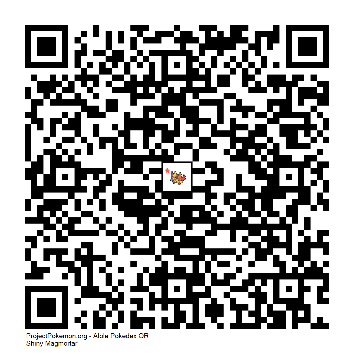 Cdigo QR de Magmortar variocolor